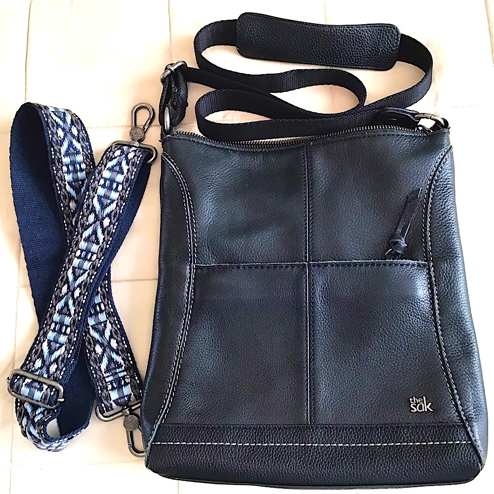 The Sak black leather bag like-new!